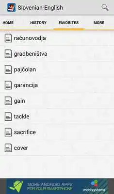 Play Slovenian<>English Dictionary