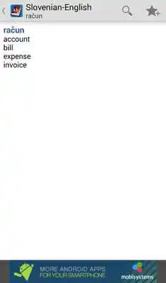 Play Slovenian<>English Dictionary