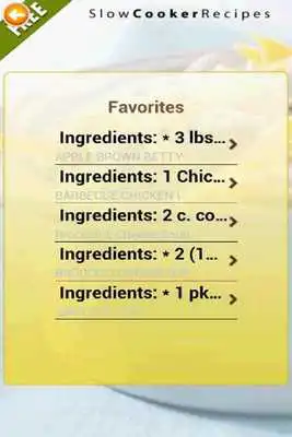 Play Slowcooker Recipe of the Day F