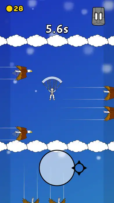 Play Slow Fall as an online game Slow Fall with UptoPlay
