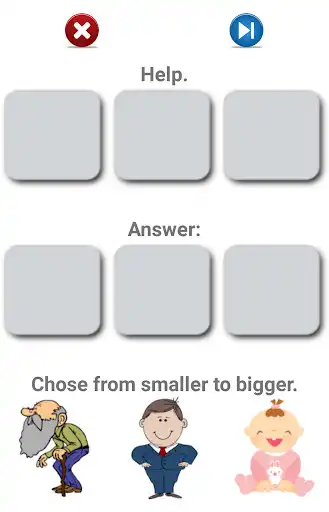 Play APK Small to Big  and enjoy Small to Big with UptoPlay com.drillis.from_smaller_to_bigger