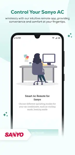 Play Smart AC Remote for Sanyo  and enjoy Smart AC Remote for Sanyo with UptoPlay