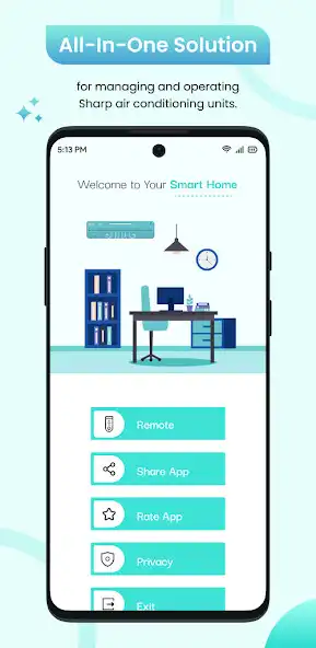Play Smart AC Remote for Sharp as an online game Smart AC Remote for Sharp with UptoPlay