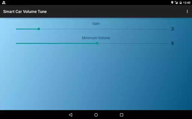 Play Smart Car Volume Tune