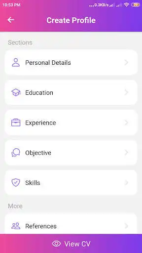 Play Smart CV as an online game Smart CV with UptoPlay