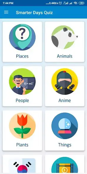 Play Smarter Days Quiz as an online game Smarter Days Quiz with UptoPlay