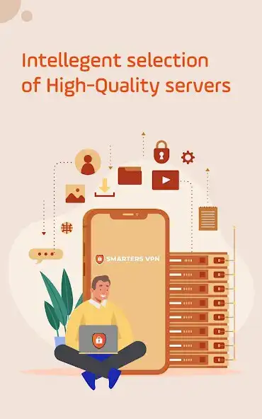 Play SmartersVPN - VPN Client as an online game SmartersVPN - VPN Client with UptoPlay