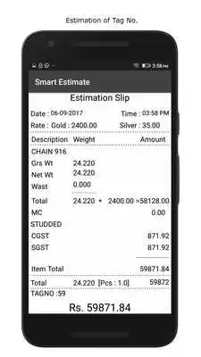 Play Smart Jewellery Estimate
