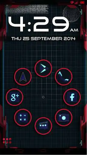 Play Smart Launcher Blue Gamer as an online game Smart Launcher Blue Gamer with UptoPlay