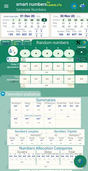Play smart numbers for Cash4Life  and enjoy smart numbers for Cash4Life with UptoPlay