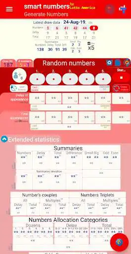 Play smart numbers for Lotto America  and enjoy smart numbers for Lotto America with UptoPlay
