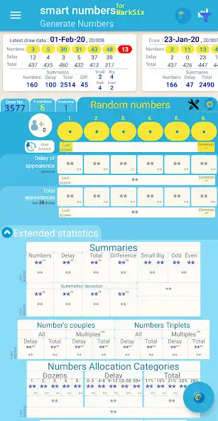 Play smart numbers for Mark Six  and enjoy smart numbers for Mark Six with UptoPlay