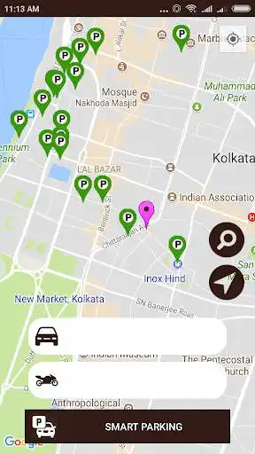 Play APK SmartParking Kolkata  and enjoy SmartParking Kolkata with UptoPlay com.innovus.vyoma.kpsmartparking