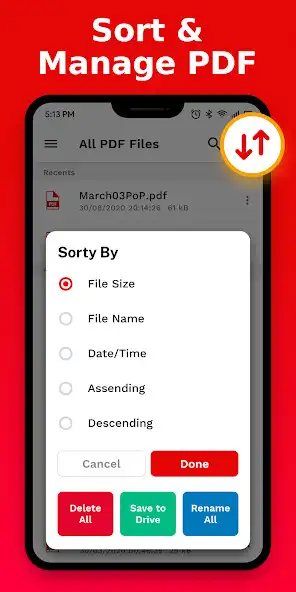 Play Smart PDF Reader - PDF Viewer as an online game Smart PDF Reader - PDF Viewer with UptoPlay