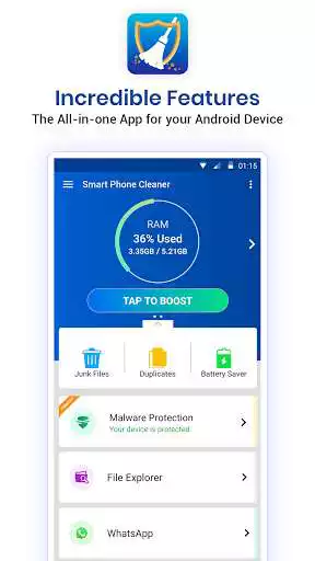 Play Smart Phone Cleaner - Speed Booster  Optimizer  and enjoy Smart Phone Cleaner - Speed Booster  Optimizer with UptoPlay