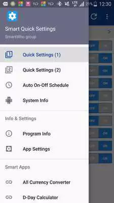 Play Smart Quick Settings