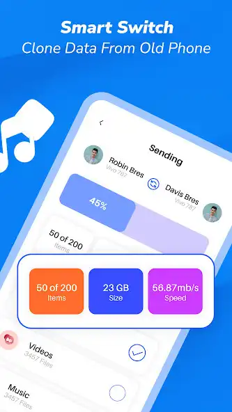 Play Smart Share- Data Transfer App as an online game Smart Share- Data Transfer App with UptoPlay