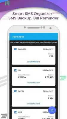 Play Smart SMS Organizer - SMS Backup, Bill Reminder
