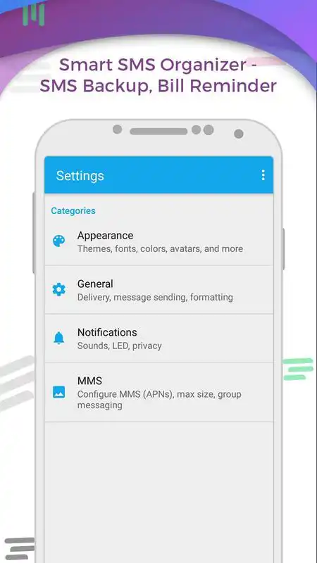 Play Smart SMS Organizer - SMS Backup, Bill Reminder