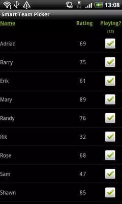 Play Smart Team Picker