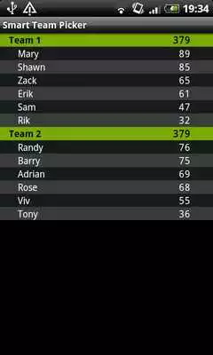 Play Smart Team Picker