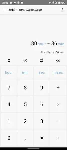 Play Smart Time Calculator as an online game Smart Time Calculator with UptoPlay
