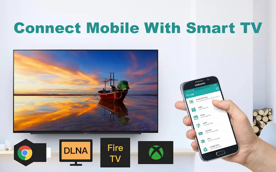 Play SmartTV cast: screen mirroring  and enjoy SmartTV cast: screen mirroring with UptoPlay