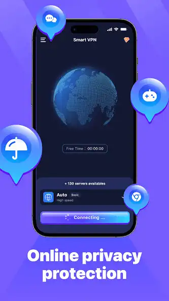 Play Smart VPN:SecureFast proxy as an online game Smart VPN:SecureFast proxy with UptoPlay