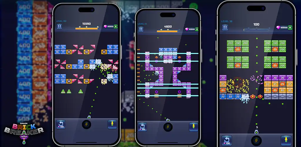 Play Smash Brick Breaker Mania  and enjoy Smash Brick Breaker Mania with UptoPlay