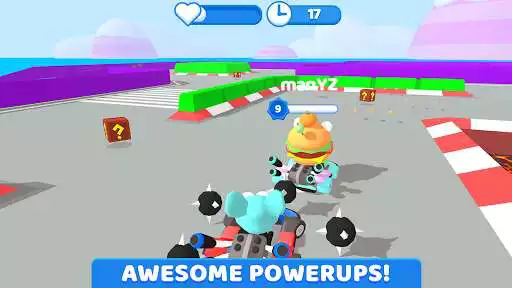 Play SmashKarts.io as an online game SmashKarts.io with UptoPlay
