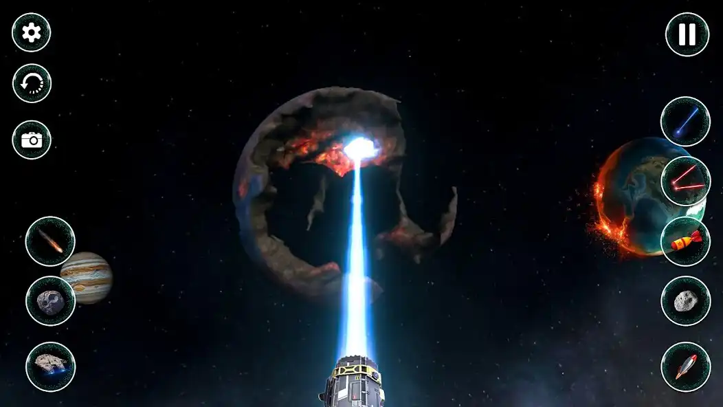 Play Smash planets: Solar Smasher as an online game Smash planets: Solar Smasher with UptoPlay