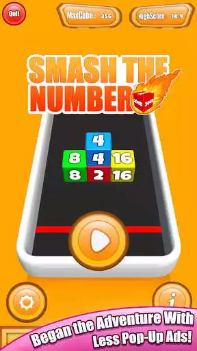 Play Smash The Number: 2048 3D Merge Game  and enjoy Smash The Number: 2048 3D Merge Game with UptoPlay