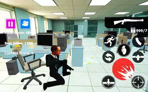 Smash the Office: Angry Boss online game with UptoPlay