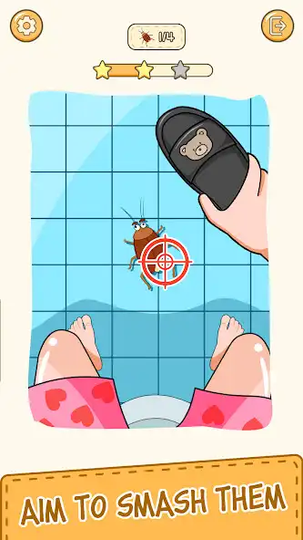 Play Smash The Roaches: Hide n Seek as an online game Smash The Roaches: Hide n Seek with UptoPlay