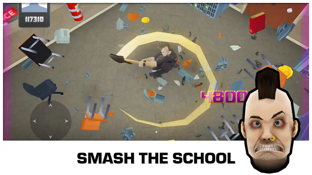 Play Smash the School - Stress Fix! as an online game Smash the School - Stress Fix! with UptoPlay