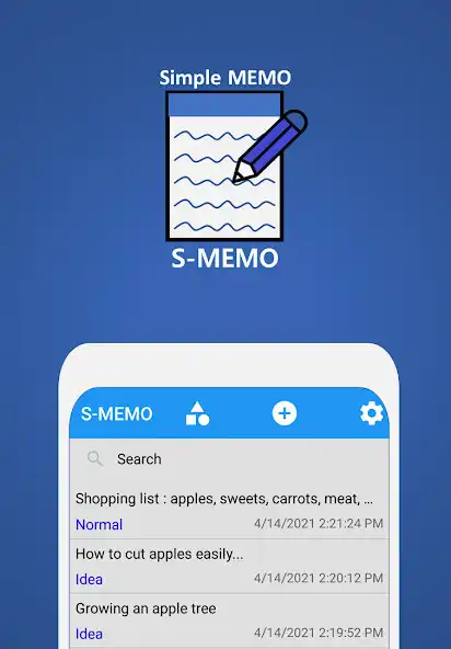 Play S-MEMO - Simple memo note  and enjoy S-MEMO - Simple memo note with UptoPlay
