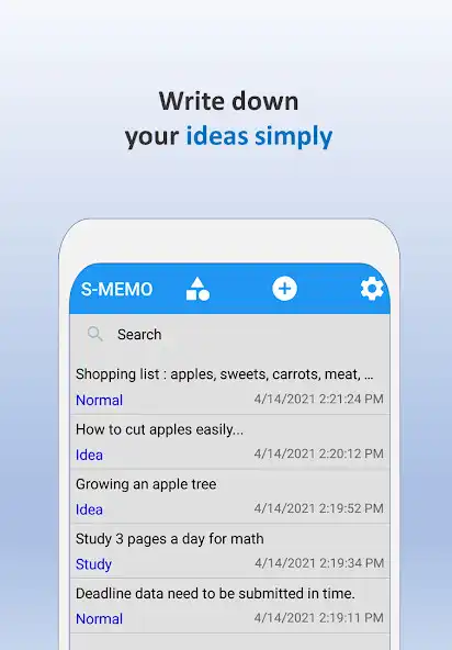 Play S-MEMO - Simple memo note as an online game S-MEMO - Simple memo note with UptoPlay