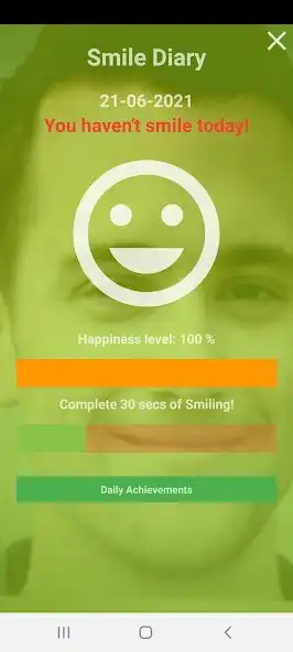 Play Smile Diary - 30 secs daily as an online game Smile Diary - 30 secs daily with UptoPlay