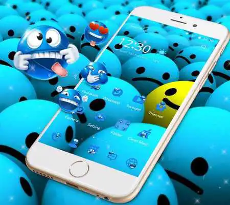 Play Smile face theme cute emoji