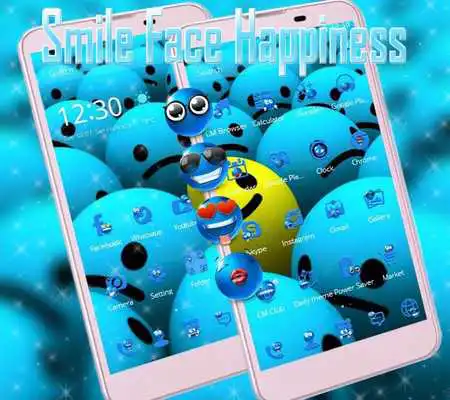 Play Smile face theme cute emoji