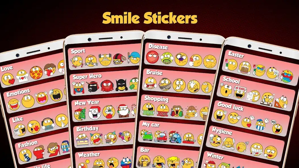 Play Smile Stickers for WhatsApp  and enjoy Smile Stickers for WhatsApp with UptoPlay