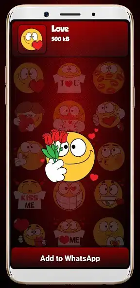 Play Smile Stickers for WhatsApp as an online game Smile Stickers for WhatsApp with UptoPlay
