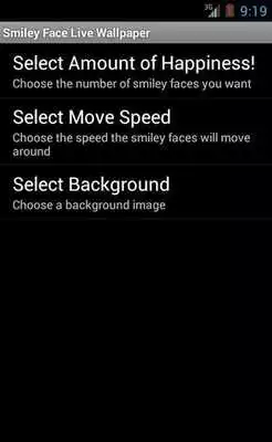 Play Smiley Face Live Wallpaper