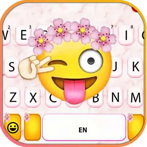 Play Smiley Flower Emoji Keyboard Background APK