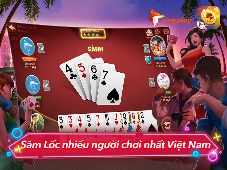 Play Sâm Lốc - ZingPlay Game online  and enjoy Sâm Lốc - ZingPlay Game online with UptoPlay