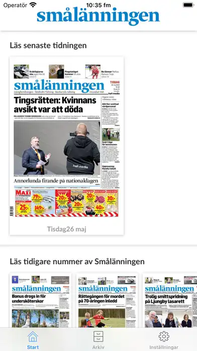 Play Smålänningen e-tidning  and enjoy Smålänningen e-tidning with UptoPlay