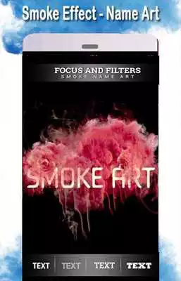 Play Smoke Effect - Name Art 3D Pro