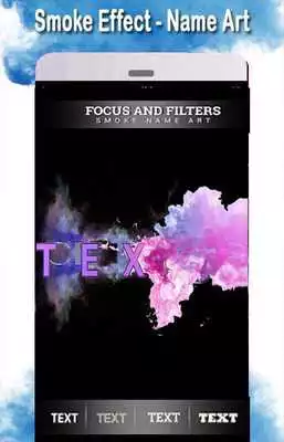 Play Smoke Effect - Name Art 3D Pro