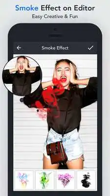 Play Smoke Effect on Photo