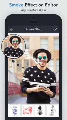 Play Smoke Effect on Photo